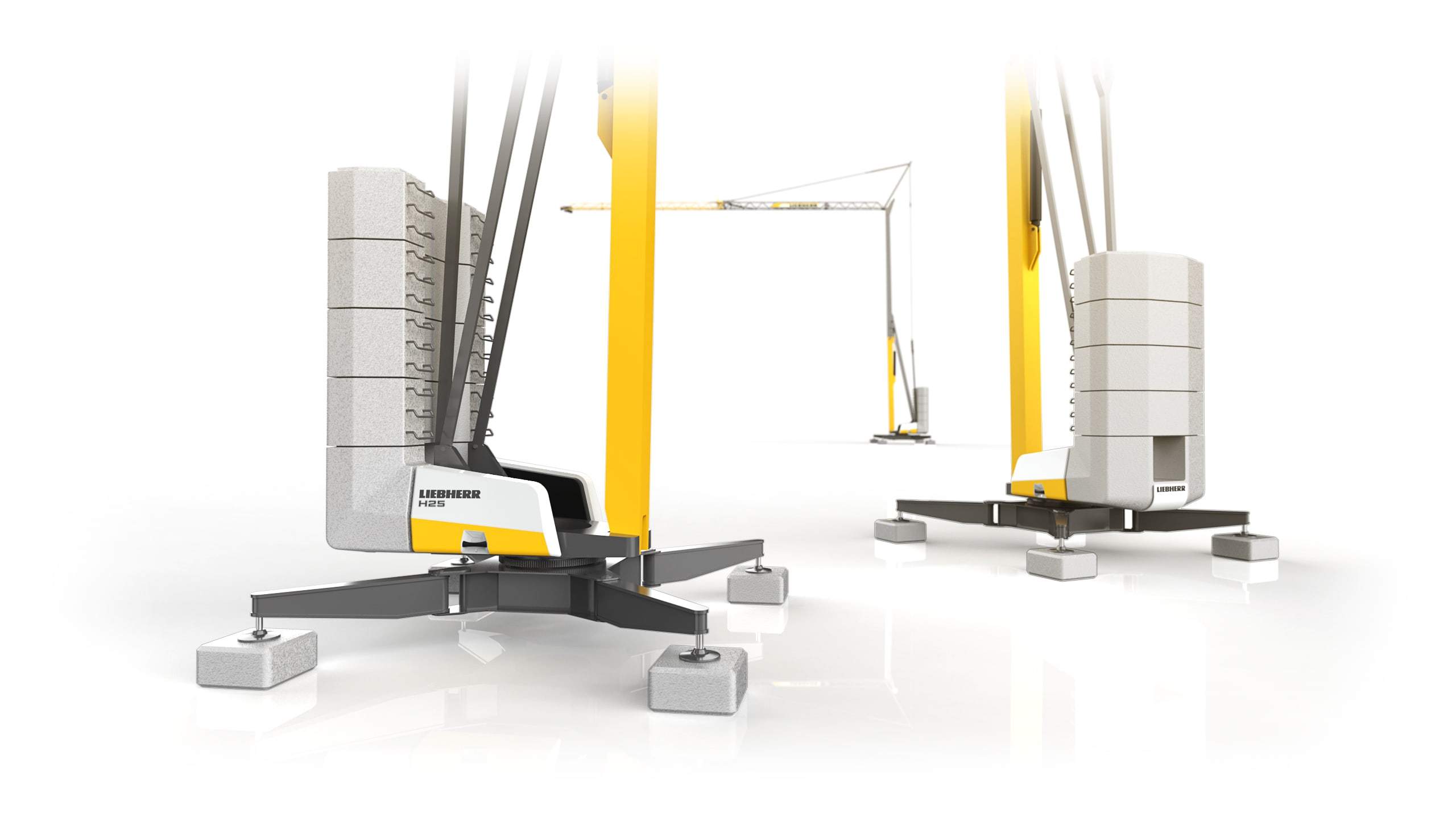 Schnelleinsatzkran von Liebherr, gestaltet von UP Designstudio