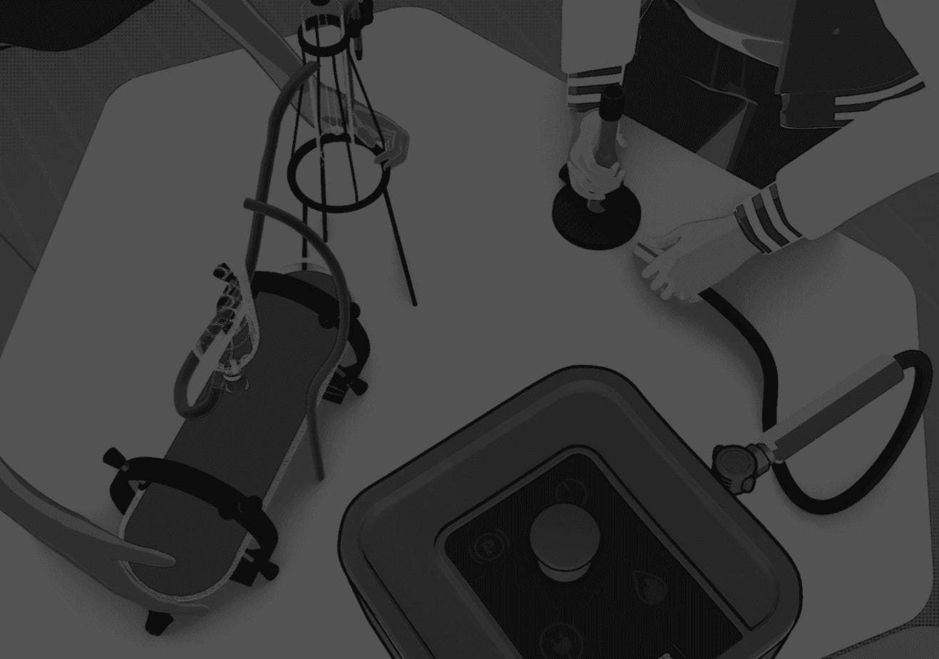 Top view rendering of the Hohenloher medienBuddy
